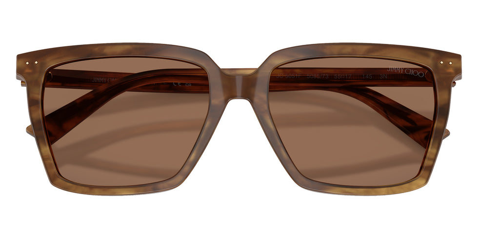 Jimmy Choo JC5051F 508573 55 - Brown Havana / Dark Brown #id:jc5051f508573_s:102120