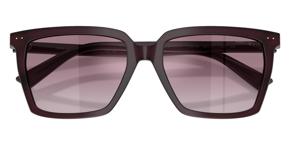 Jimmy Choo JC5051F 50866X 55 - Opaline Prune / Gradient Violet Mirrored Silver #id:jc5051f50866x_s:104120