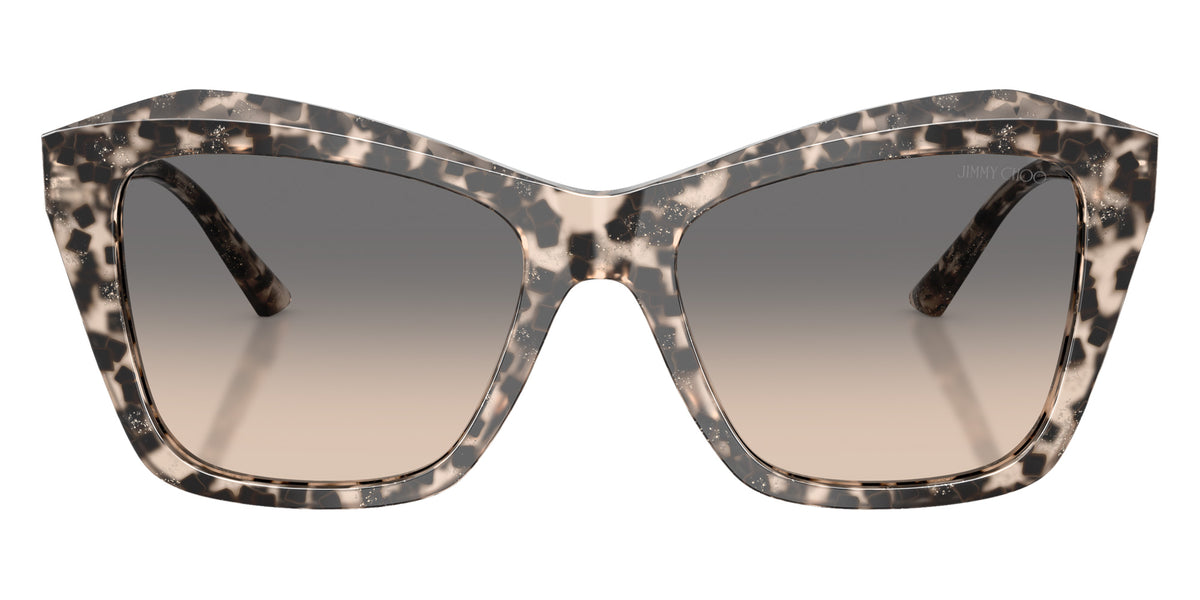 Jimmy Choo JC5076 5115G9 54 - Gray Glitter Havana / Brown Gradient #id:jc50765115g9_s:108100