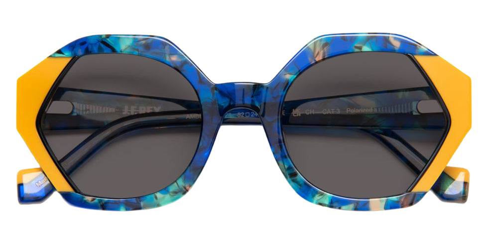 J.F. Rey Amber 5028 52 - Mustard/Blue #id:jframber5028_s:102100