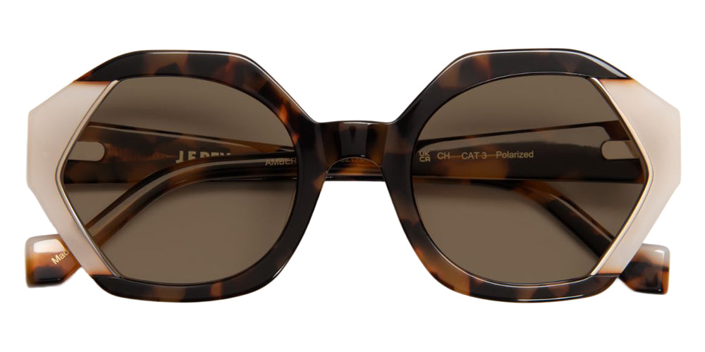J.F. Rey Amber 9110 52 - White/Tortoiseshell Light #id:jframber9110_s:104100
