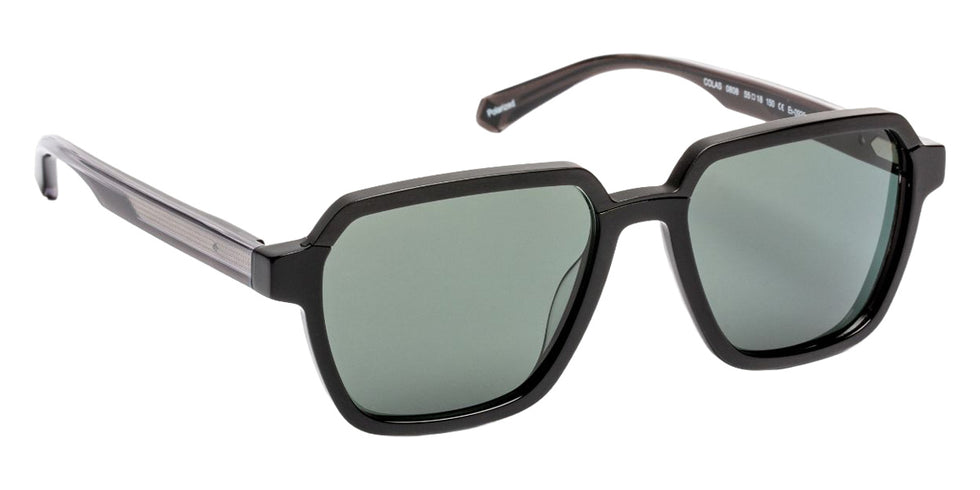 J.F. Rey Colas 0808 55 - Aluminium Black Brushed/Acetate Black / Gray AR #id:jfrcolas0808_s:100100