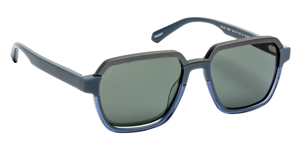 J.F. Rey Colas 2608 55 - Aluminium Matte Gunmetal/Green Blue / Gray AR #id:jfrcolas2608_s:102100