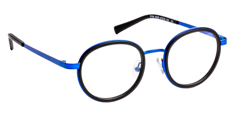 J.F. Rey Fun 0025 47 - Matte Black/Blue #id:jfrfun0025_s:100100