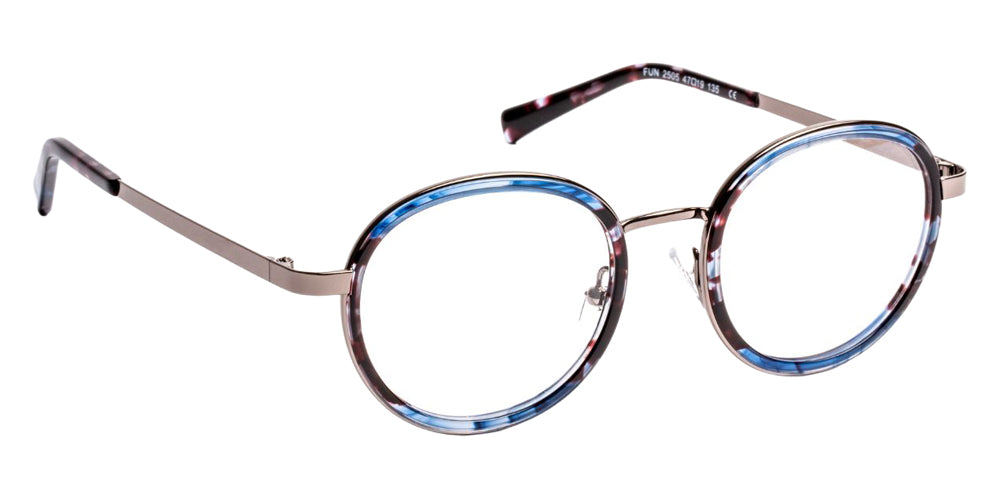 J.F. Rey Fun 2505 47 - Blue Tortoiseshell/Gunmetal Shiny #id:jfrfun2505_s:102100