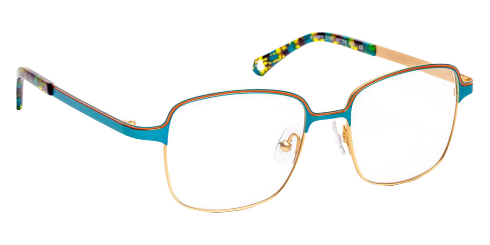 J.F. Rey Funky 2550 46 - Turquoise/Gold/Orange #id:jfrfunky2550_s:100100
