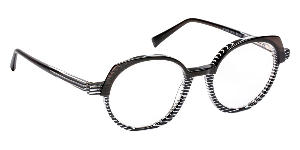 J.F. Rey JF1523 0010 52 - Striped Black White/Black #id:jfrjf15230010_s:100100