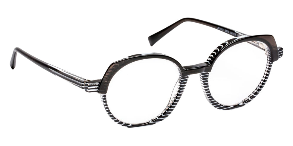 J.F. Rey JF1523 0010 52 - Striped Black White/Black #id:jfrjf15230010_s:100100