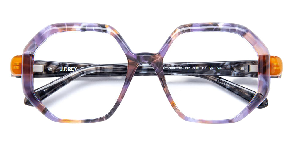J.F. Rey JF1570 7560 52 - Tortoiseshell Plum/Caramel #id:jfrjf15707560_s:106100