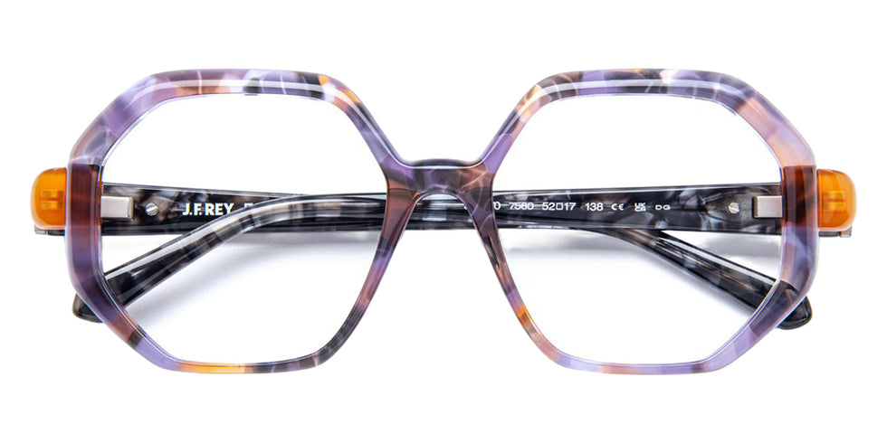 J.F. Rey JF1570 7560 52 - Tortoiseshell Plum/Caramel #id:jfrjf15707560_s:106100