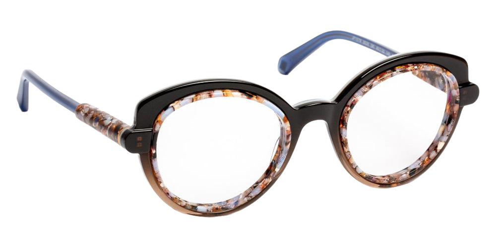 J.F. Rey JF1579 0026 49 - Gradient Black/Blue Tortoiseshell #id:jfrjf15790026_s:100100