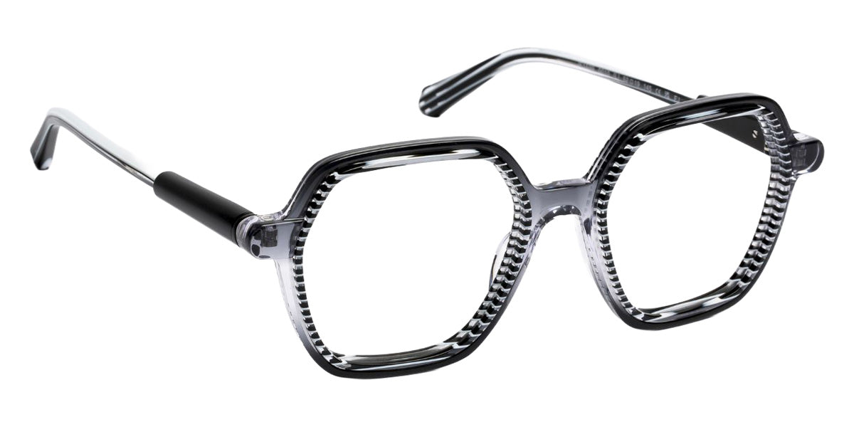 J.F. Rey JF1599 0010 52 - Gray Gradient/Black Streaks #id:jfrjf15990010_s:100105