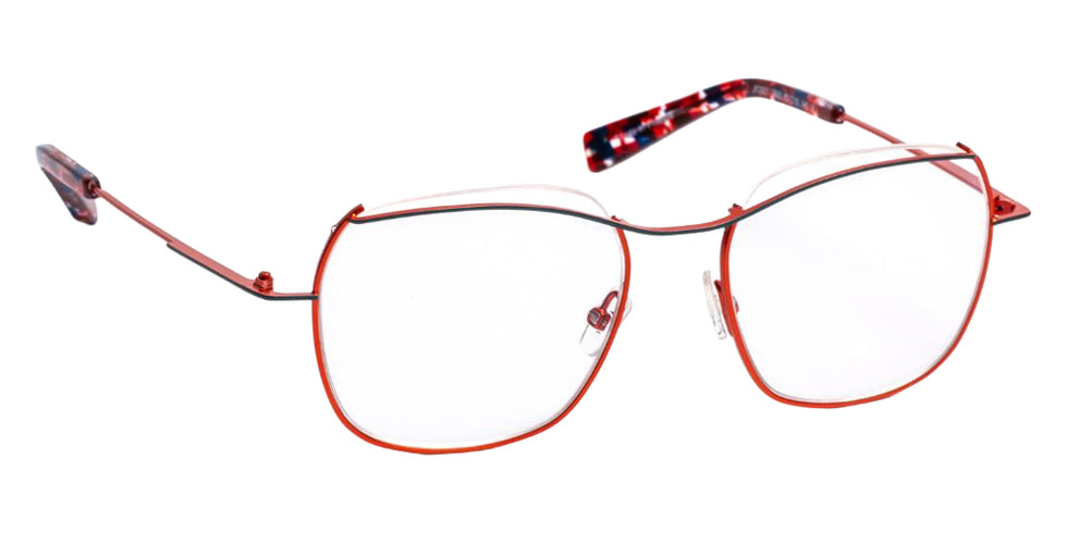 J.F. Rey JF2921 2532 52 - Teal Blue/Brick #id:jfrjf29212532_s:100100