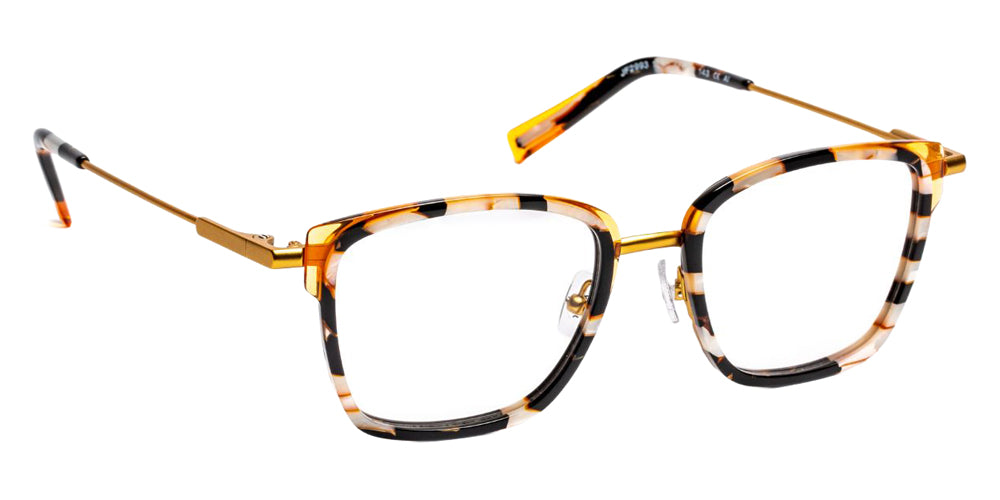 J.F. Rey JF2993 1550 51 - Black White Pearly/Orange/Satin Gold #id:jfrjf29931550_s:102105