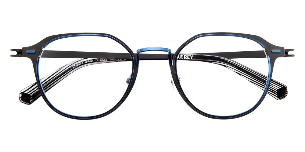 J.F. Rey JF3021 0029 50 - Black/Blue Denim #id:jfrjf30210029_s:100100