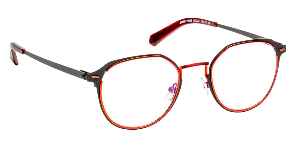 J.F. Rey JF3021 0035 50 - Matte Black/Red #id:jfrjf30210035_s:102105