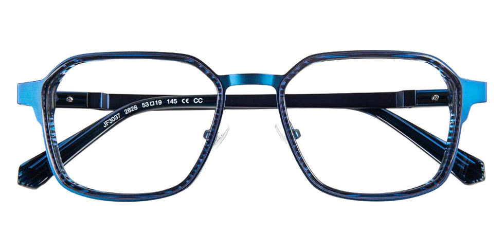 J.F. Rey JF3037 2828 53 - Striped Blue/Blue Night #id:jfrjf30372828_s:104100