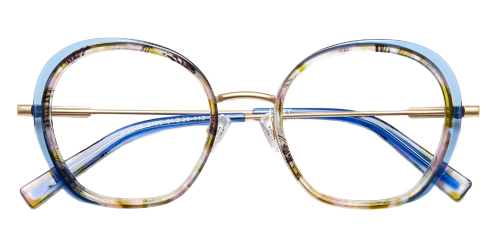 J.F. Rey JF3048 2155 51 - Blue/Tortoiseshell/Satin Gold #id:jfrjf30482155_s:102100