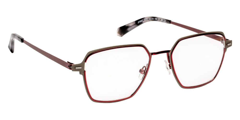 J.F. Rey JF3057 0638 53 - Gunmetal/Burgundy #id:jfrjf30570638_s:104105