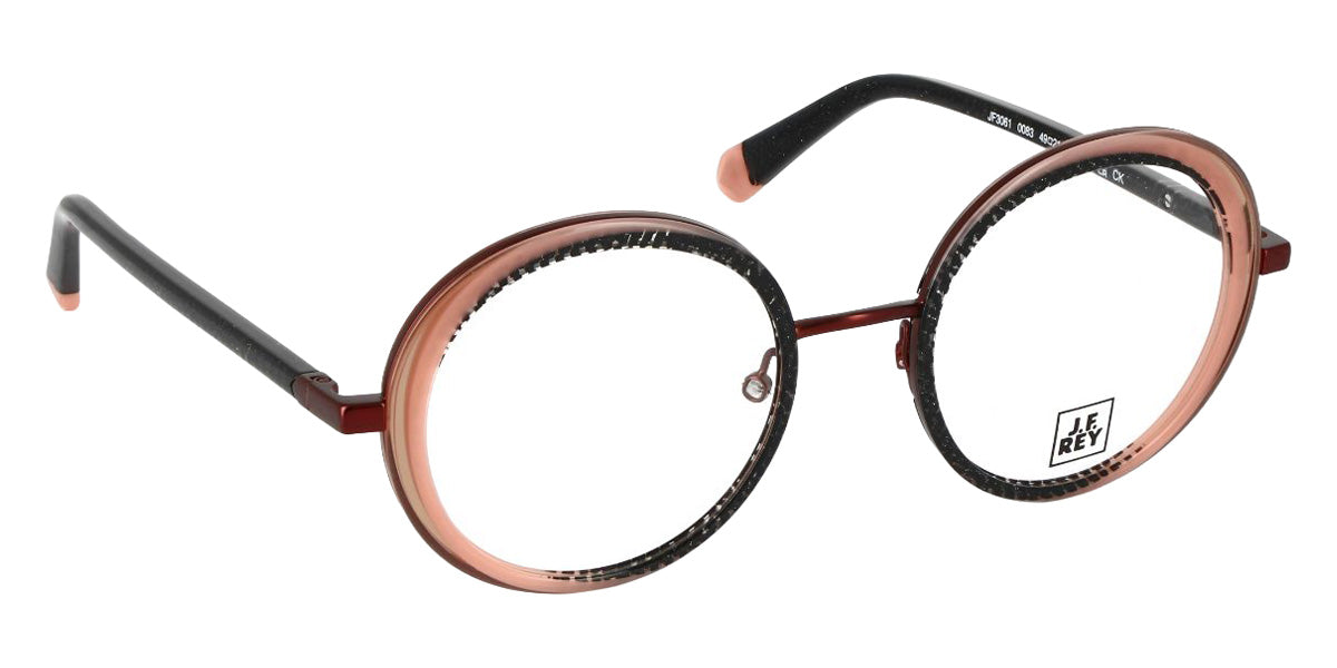 J.F. Rey JF3061 0083 49 - Black Glitter/Pink #id:jfrjf30610083_s:100105