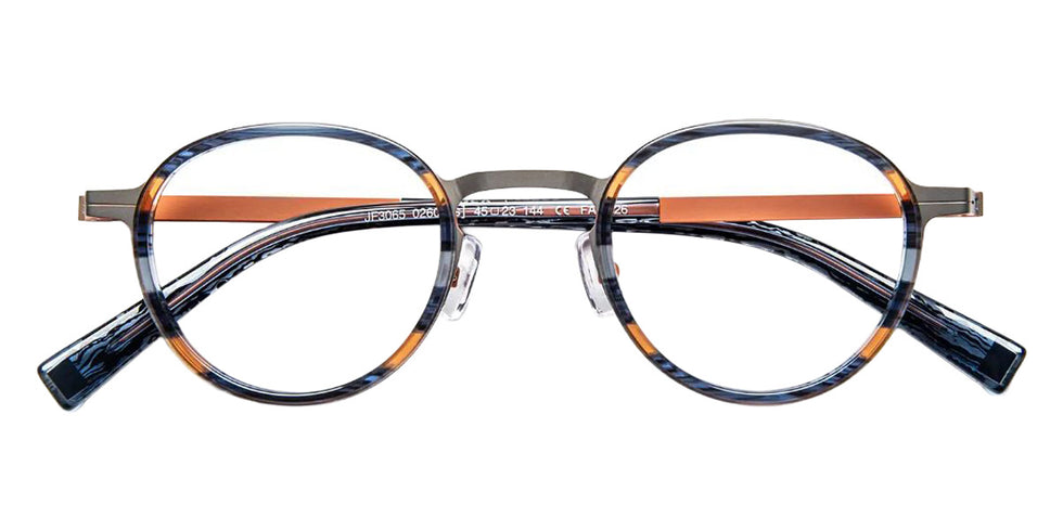 J.F. Rey JF3065 0260 45 - Black And Red Stripes/Gunmetal/Orange #id:jfrjf30650260_s:100100
