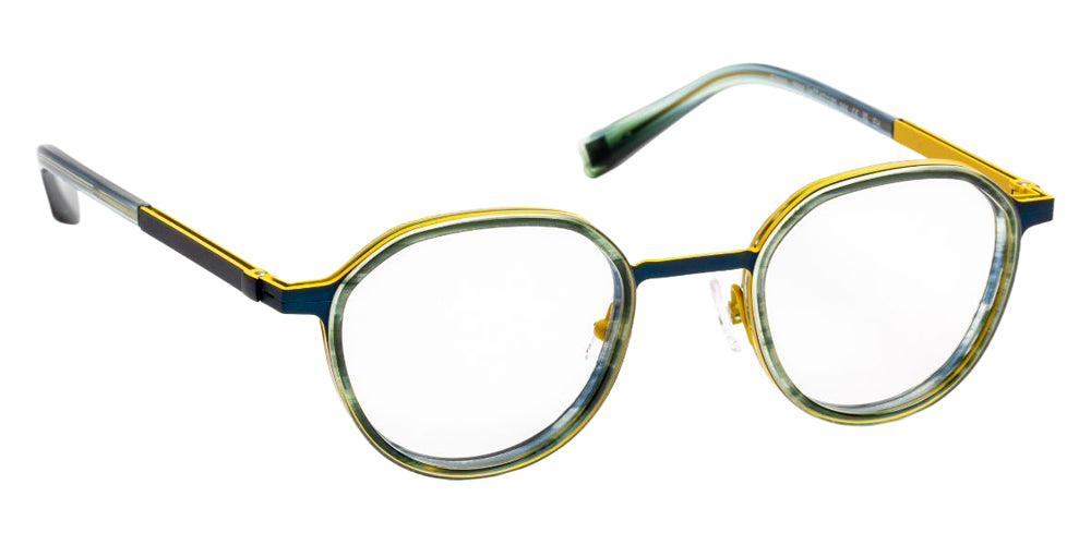 J.F. Rey JF3066 2844 47 - Vague Green/Navy/Yellow #id:jfrjf30662844_s:100100