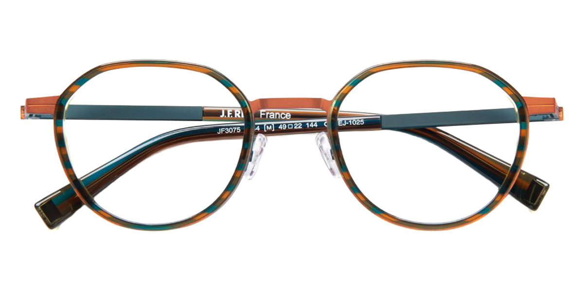 J.F. Rey JF3075 6144 49 - Striped Green/Orange #id:jfrjf30756144_s:100100
