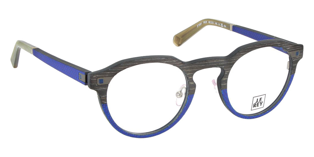 J.F. Rey JF3081 0028 48 - Wood Gray/Fiber Aluminium Blue #id:jfrjf30810028_s:100105