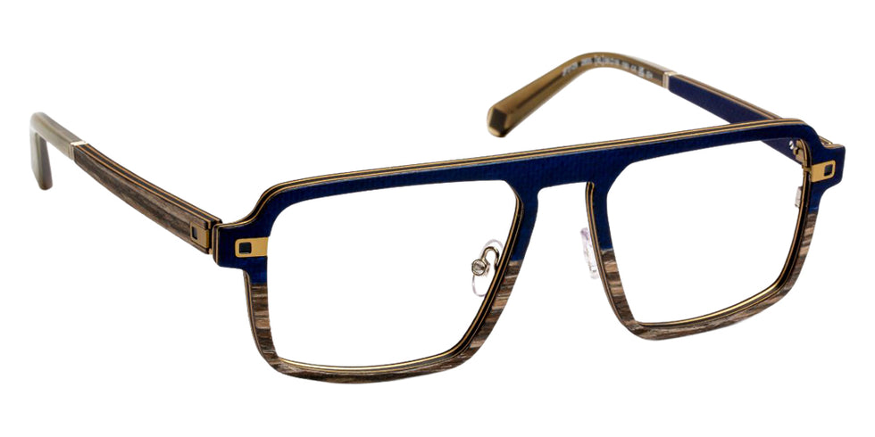 J.F. Rey JF3129 2855 56 - Fiber Blue/Wood/Aluminium Khaki #id:jfrjf31292855_s:100100
