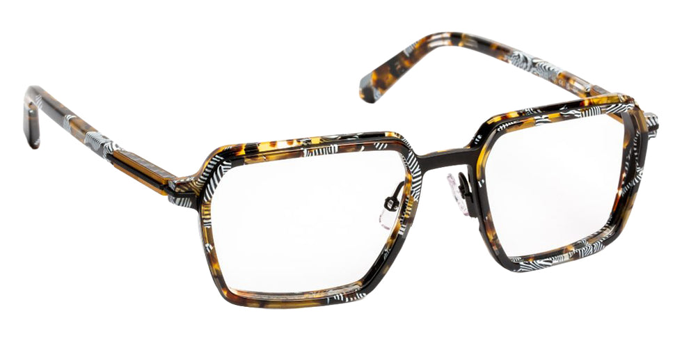 J.F. Rey JF3135 0098 54 - Patchwork Black/Brown/Black/Yellow #id:jfrjf31350098_s:100100
