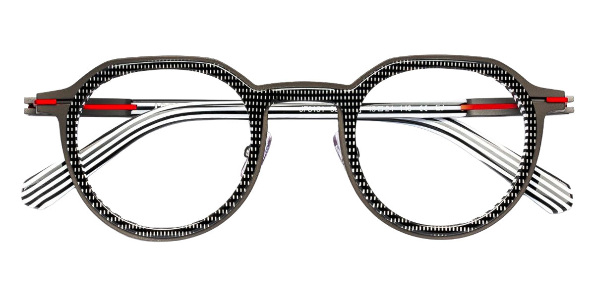 J.F. Rey JF3151 0830 45 - Black Pixel Pattern/Red #id:jfrjf31510830_s:102100