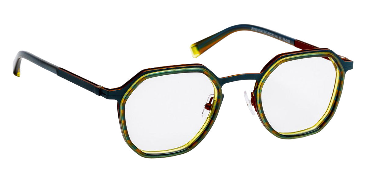 J.F. Rey JF3153 6144 49 - Orange-Green Streaks/Blue #id:jfrjf31536144_s:104105