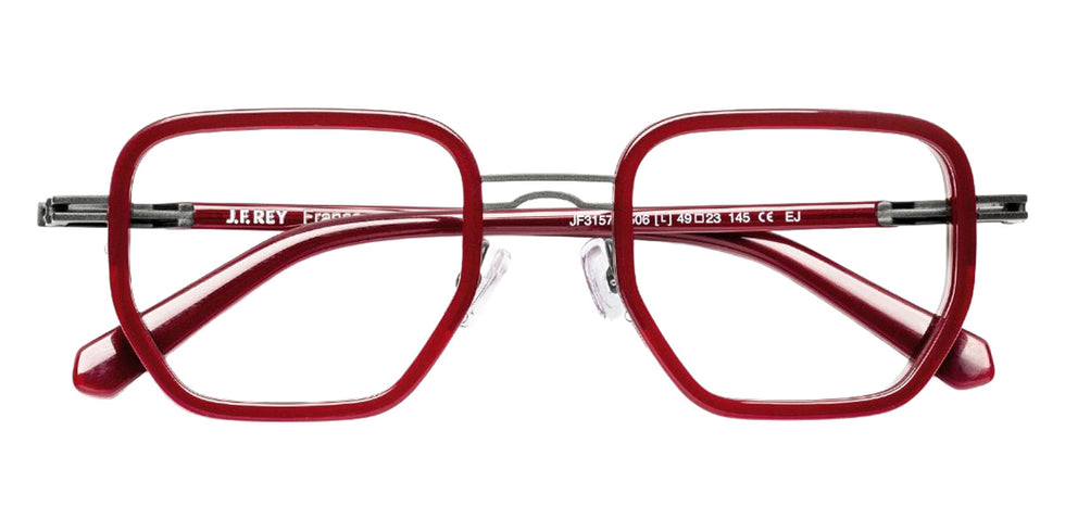J.F. Rey JF3157 3506 49 - Burgundy/Anthracite Gray #id:jfrjf31573506_s:106100