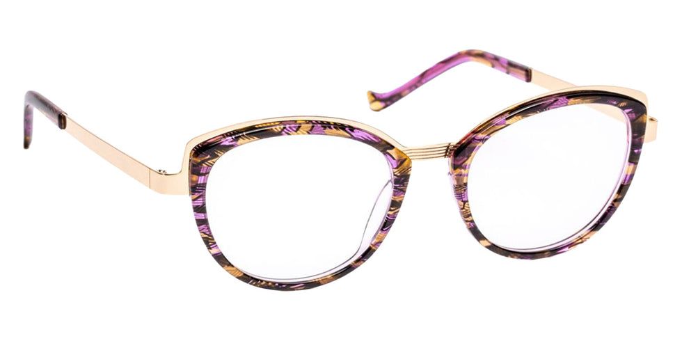 J.F. Rey Lolly 5570 48 - Mesh Brown/Purple/Satin Gold #id:jfrlolly5570_s:100100