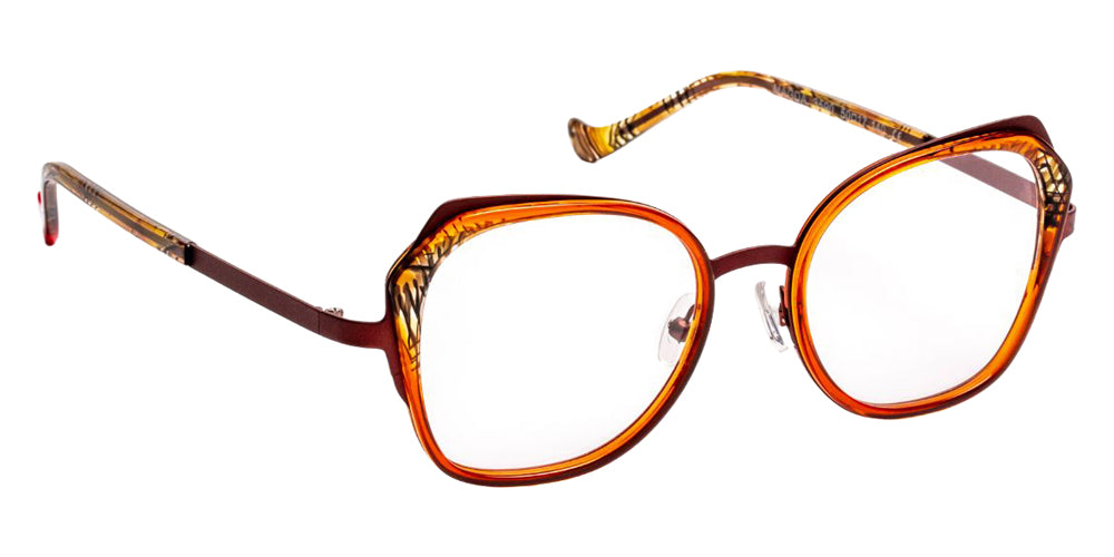 J.F. Rey Magda 3590 50 - Red Copper/Tortoiseshell/Brown Satin #id:jfrmagda3590_s:104100