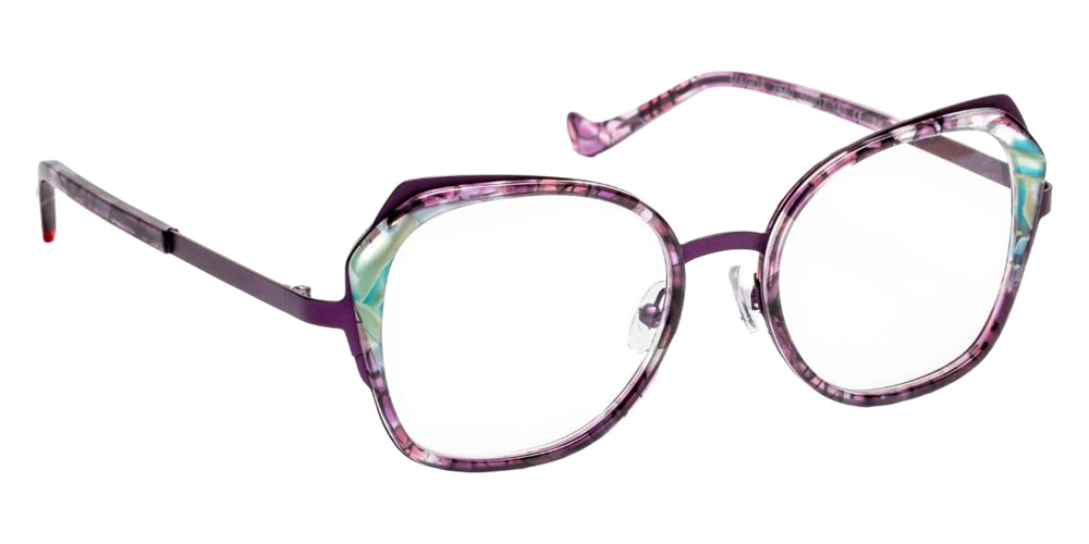 J.F. Rey Magda 7540 50 - Mesh Plum/Green #id:jfrmagda7540_s:108100