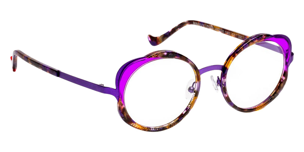 J.F. Rey Maguy 7570 48 - Purple Tortoiseshell/Plum #id:jfrmaguy7570_s:108100