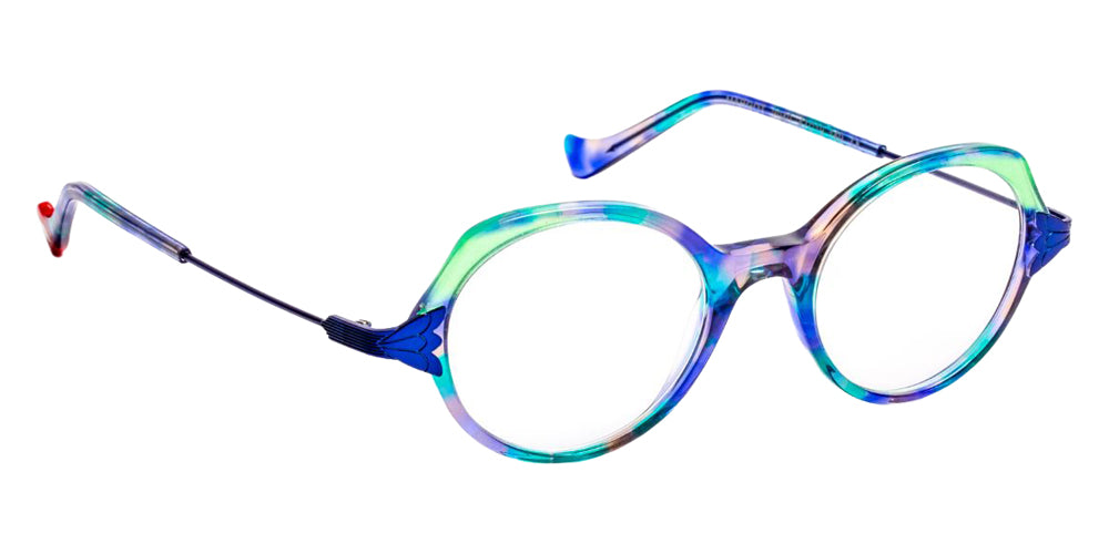 J.F. Rey Margot 2040 47 - Blue/Green/Blue Satin #id:jfrmargot2040_s:102100