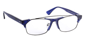 J.F. Rey Officerbis 2505 55 - Blue/Gunmetal #id:jfrofficerbis2505_s:100100