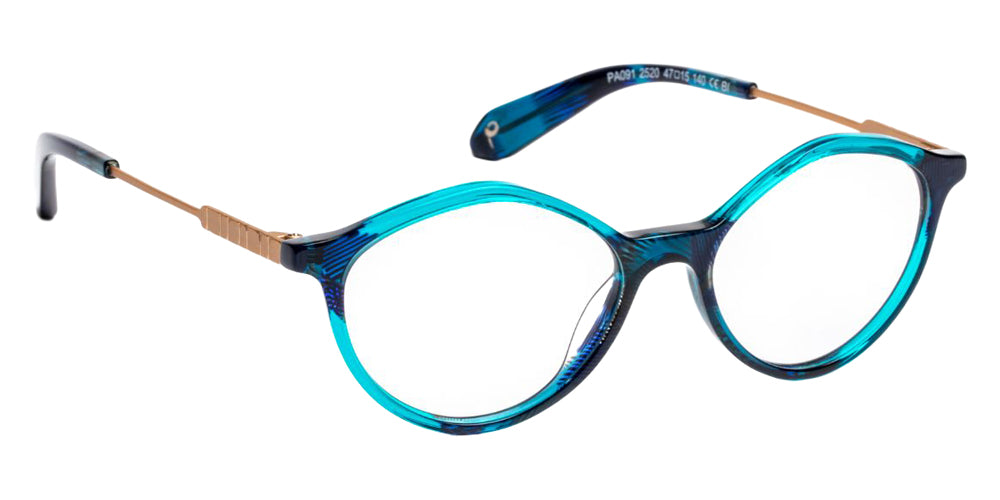 J.F. Rey PA091 2520 47 - Blue Dark/Turquoise/Gold #id:jfrpa0912520_s:100105