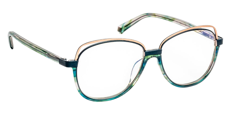 J.F. Rey PA096 2545 50 - Vague Blue/Green/Rose Gold #id:jfrpa0962545_s:102100