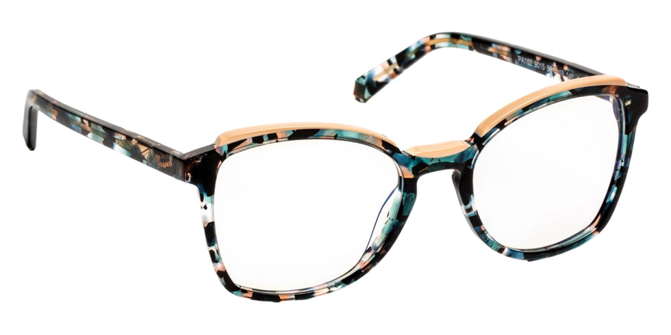 J.F. Rey PA102 9015 50 - Black Tortoiseshell/Blue/Pink #id:jfrpa1029015_s:106105