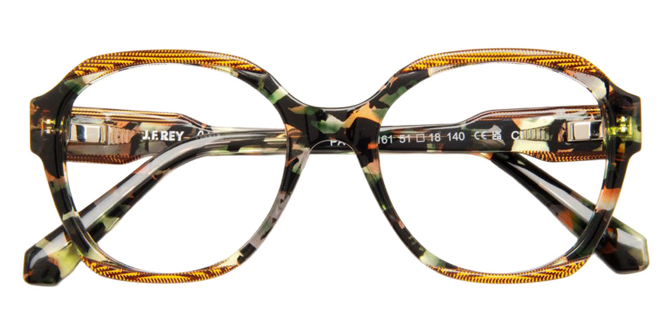 J.F. Rey PA106 9161 51 - Tortoiseshell Green Floral/Copper #id:jfrpa1069161_s:106100