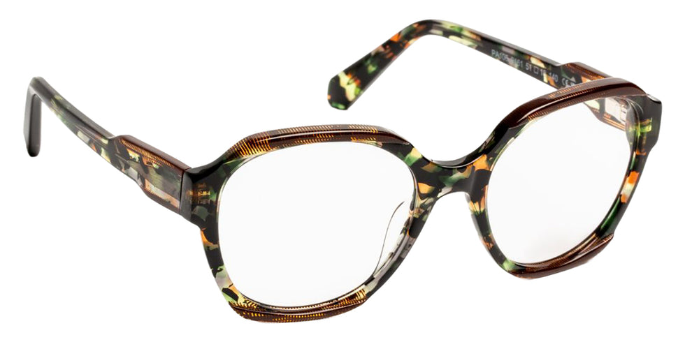 J.F. Rey PA106 9161 51 - Tortoiseshell Green Floral/Copper #id:jfrpa1069161_s:106105