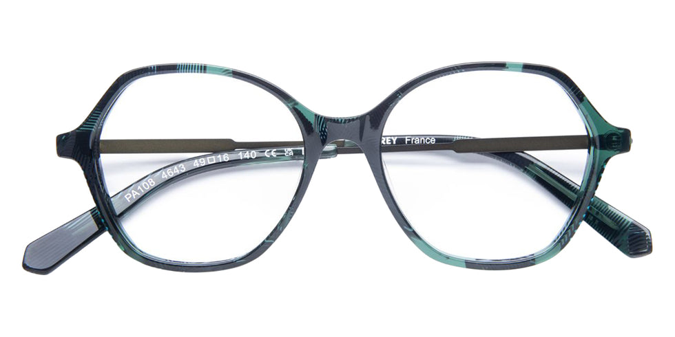 J.F. Rey PA108 4643 49 - Tortoiseshell Green/Khaki #id:jfrpa1084643_s:102100