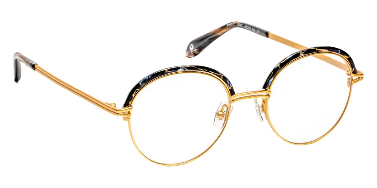 J.F. Rey PM077 5045 46 - Satin Gold/Blue Tortoiseshell #id:jfrpm0775045_s:102100