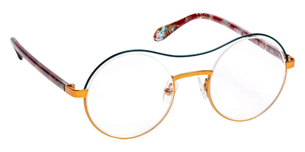 J.F. Rey PM083 2085 45 - Blue/Rose Gold Satin #id:jfrpm0832085_s:100100