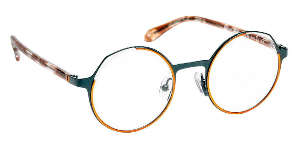 J.F. Rey PM088 6945 45 - Orange Shiny/Blue Green Satin #id:jfrpm0886945_s:104100