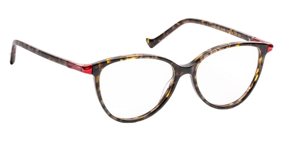 J.F. Rey Quadri 9045 51 - Tortoiseshell/Red #id:jfrquadri9045_s:104100