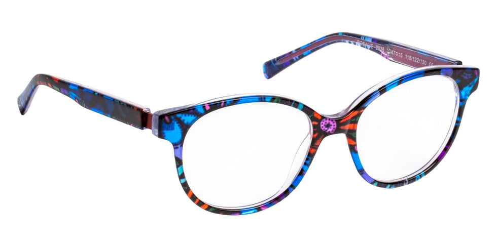 J.F. Rey Rosalie 2035 47 - Flower Blue/Cherry #id:jfrrosalie2035_s:100100